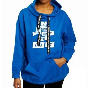 DUBGEE By Whoopi Sweatshirt Hoodie | I Reserve the Right to Dig In